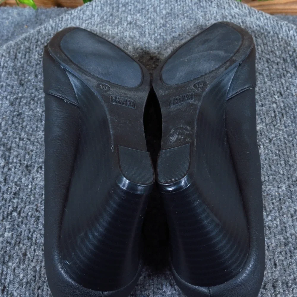 Simply Styled Stanzie Women Wedge Pump Size 10 Dress Office Professional Black